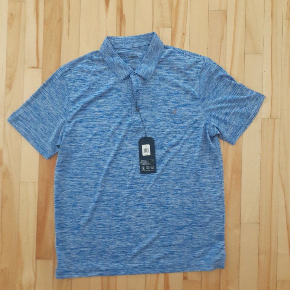 Atlantis Sailing Golf Shirt Medium. Easy Care, Quick Dry, Wicking. Size Large